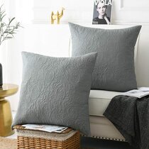 Gray euro hot sale pillow shams